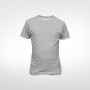 T-Shirt-Poly-Light-Grey-Back